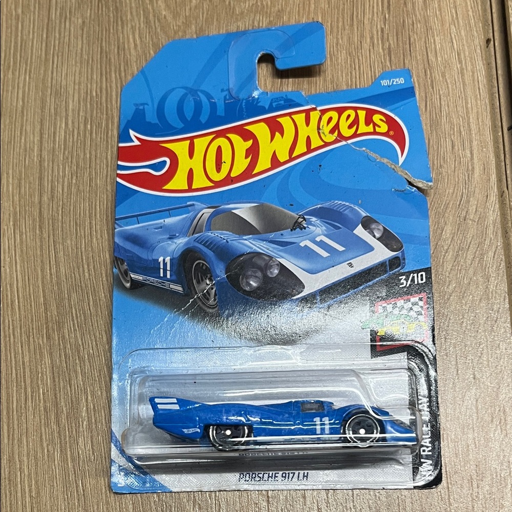 Hot Wheels Blue Porsche 917 LH Die-Cast Car